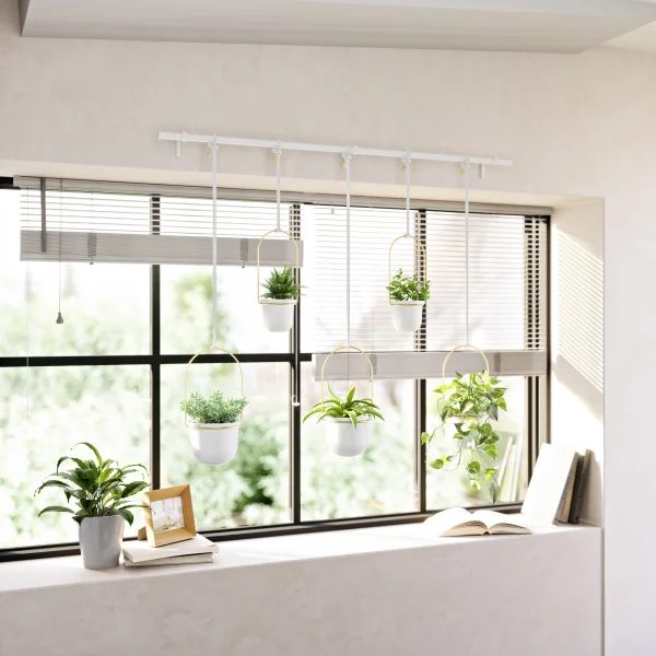 Cultivo en pared TRIFLORA - Juego de 5 maceteros colgantes - Imagen 3